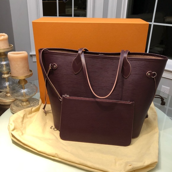 neverfull mm epi leather